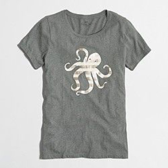 J Crew Collector tee with octopus
