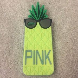Pink VS pineapple iPhone 4 case