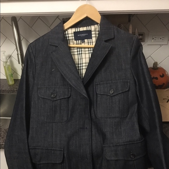 Burberry denim blazer