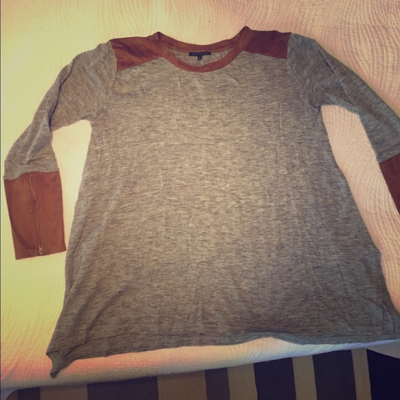 Gray swing tunic