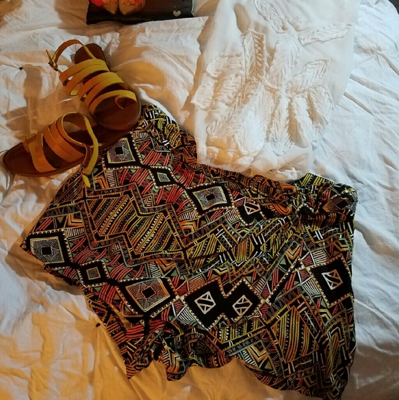 Aztec print skort - Picture 2 of 3