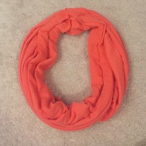 Pink infinity scarf