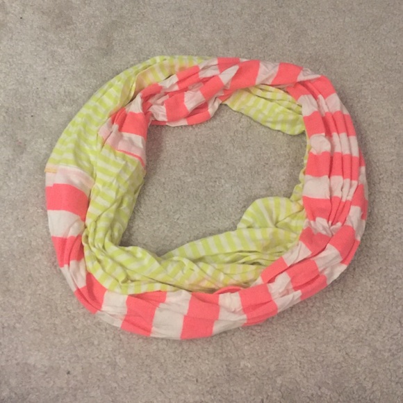 Striped infinity scarf