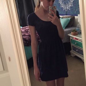 Navy blue dress