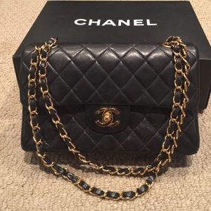 Chanel fold over bag