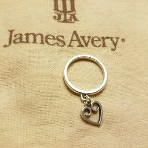 Dangle Heart James Avery Ring-Size 7