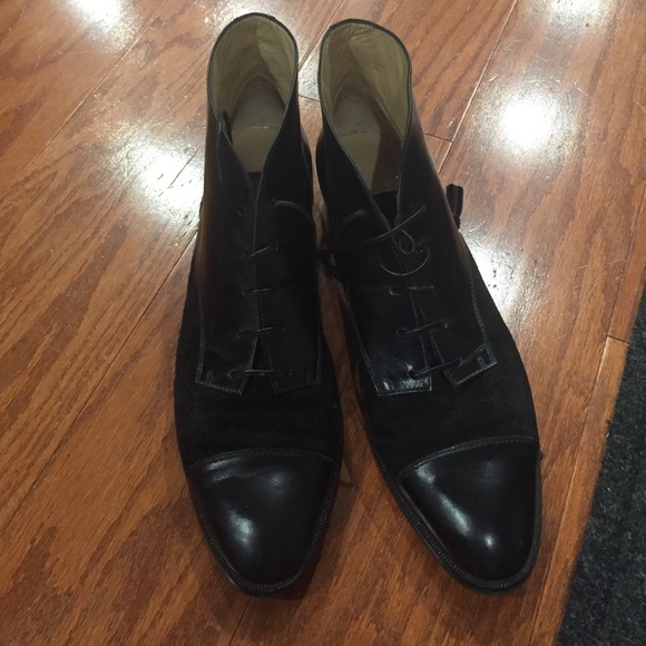 Ferragamo black booties