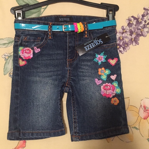 Denim shorts nwt