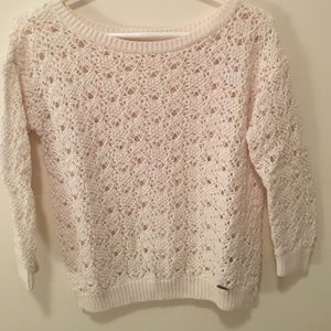 Abercrombie and Fitch white sweater