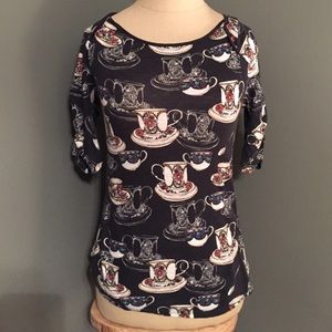 Anthropologie tea cup top