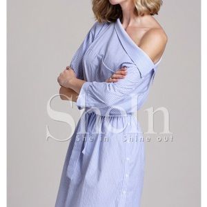 SHEIN Shouldered Half Sleeve Dress