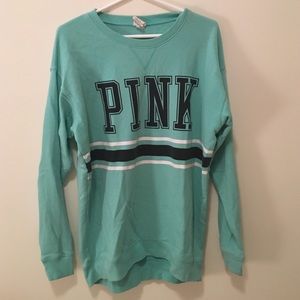Victoria's Secret Pink teal pullover
