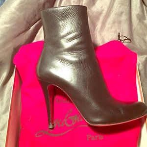 Leather boots