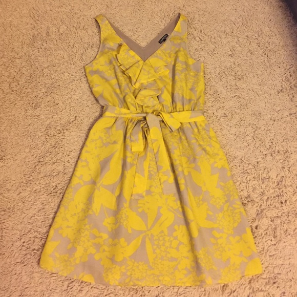 Express Yellow Dress