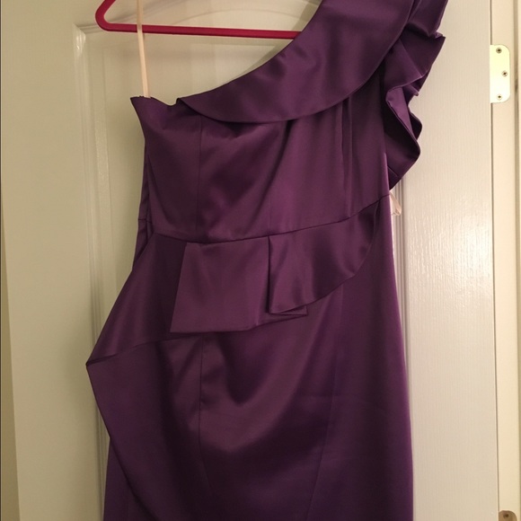 Karen Millen eggplant dress
