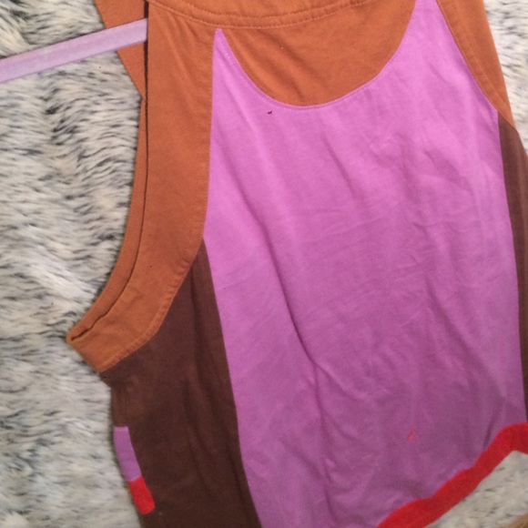 Marc Jacobs color block tank with buttons - Picture 2 of 3