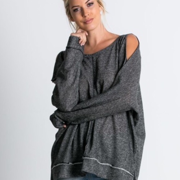 Long Split Sleeve Top - Picture 2 of 4