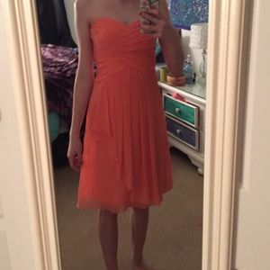 Coral formal dress