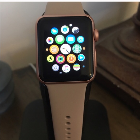 Apple Watch 38m great condition Gold Rose