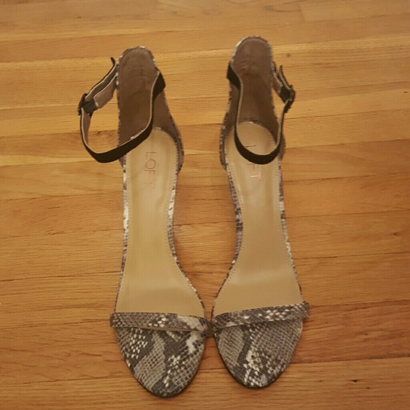 Women's strappy heel, unworn.