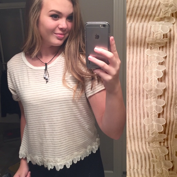 Trendy Striped shirt with Floral Lining