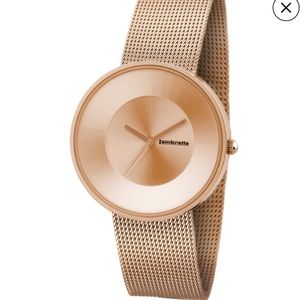 Rose gold watch