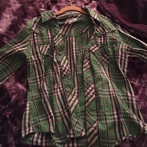 Comfy green flannel