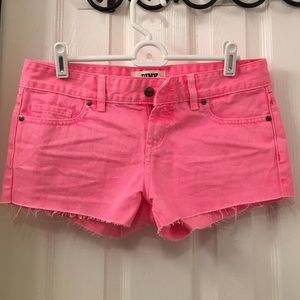 Victoria secret pink jean shorts
