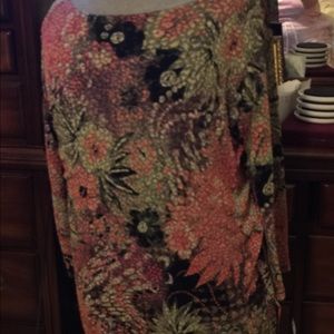 Beautiful Fall Coldwater Creek  3/4 sleep top