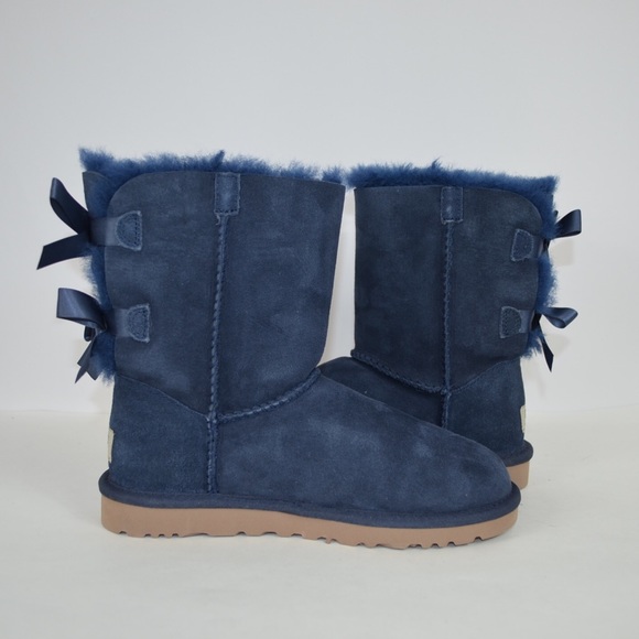 UGG Shoes - New Ugg Bailey bow navy boots