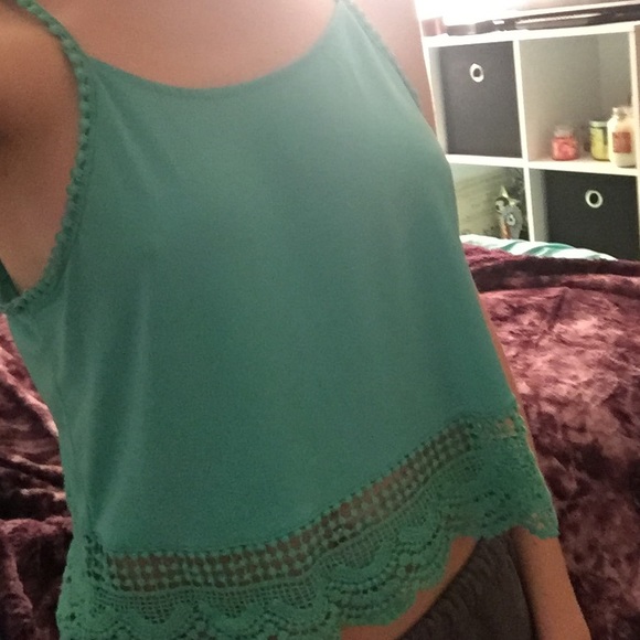 Turquoise tank top