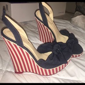 American flag wedges