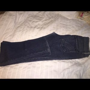 Joes dark wash blue jeans