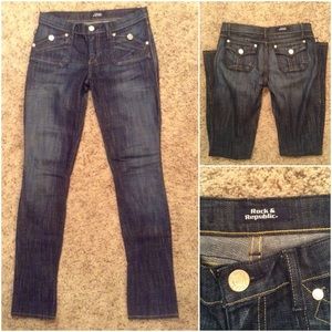 Rock & Republic dark blue jeans