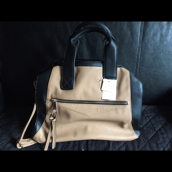 Tan and Black shoulder/hobo/shoulder bag - Picture 1 of 3