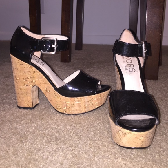 SALE TODAY ONLY! 🎉 Michael Kors wooden platforms