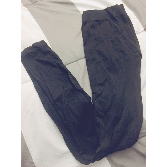 Say What? Seamless Black Leggings