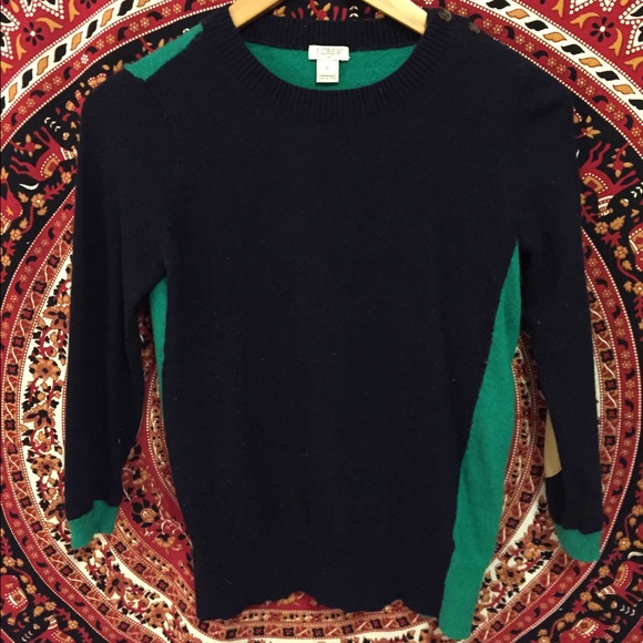 J.crew colorblock sweater