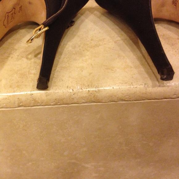 Bebe Python Gold Stilettos - image 4