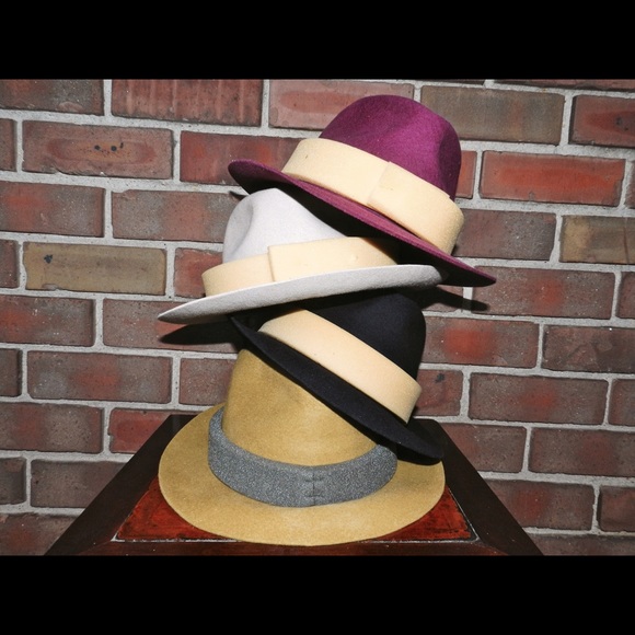 Custom: handmade wool fedora hats