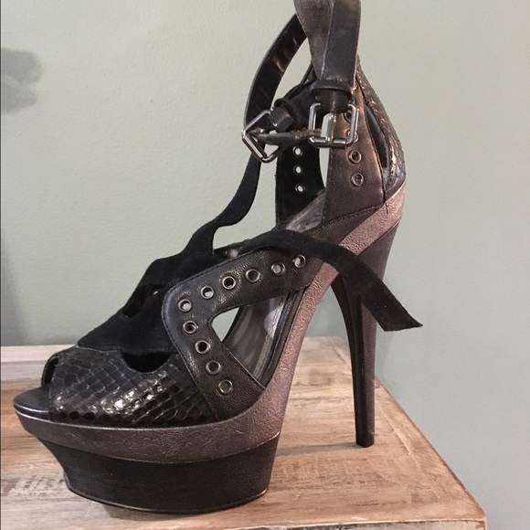 Bebe stiletto platform heels size 8