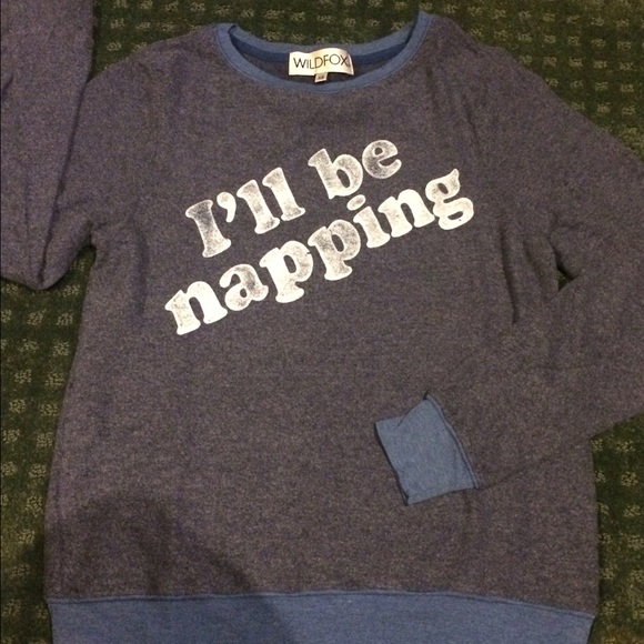 LAST DAY Wildfox I'll Be Napping pullover. Xs