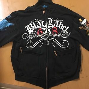 Men's Black Label jacket Size XL.