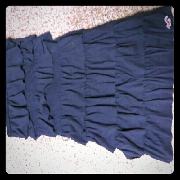 Hollister blue ruffle dress - Picture 1 of 2