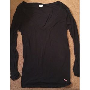 Victoria's Secret Pink Long Sleeve Sleep Shirt