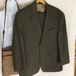 Ralph Lauren from Macy's Men's Gray Wool Suit 36R