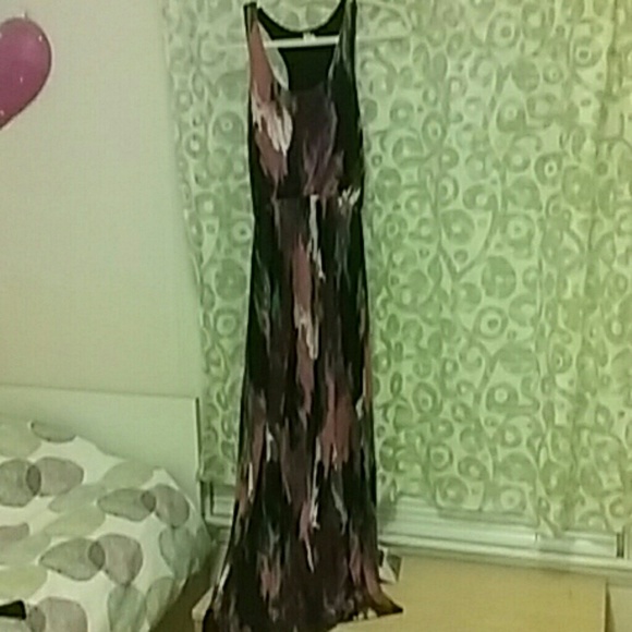 Beautiful maxi dress with abstract design