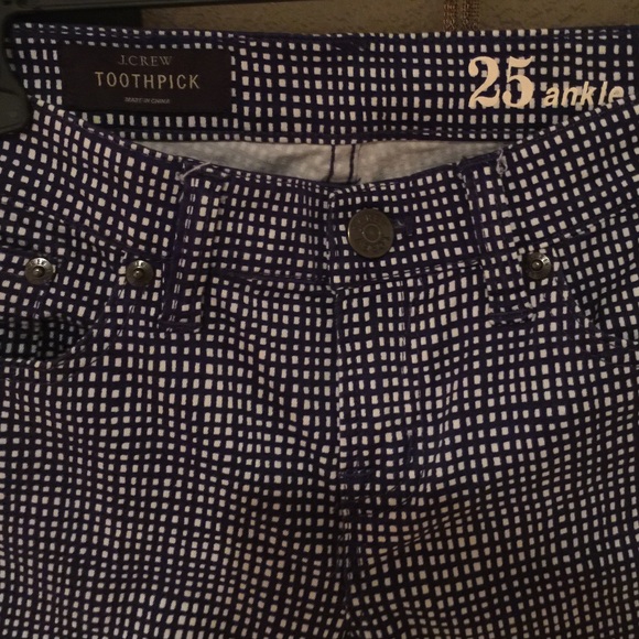 J. Crew Toothpick Pants in Basket Weave - Picture 3 of 4