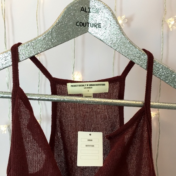 Urban Outfitters Sexy Split Neck Tank - Picture 2 of 4