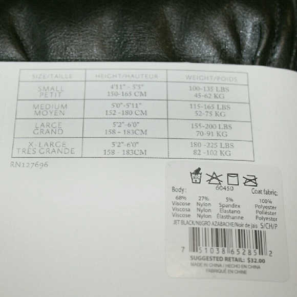 LAST 1⚡ Jessica Simpson Leather Panel Leggings NWT - Picture 4 of 4